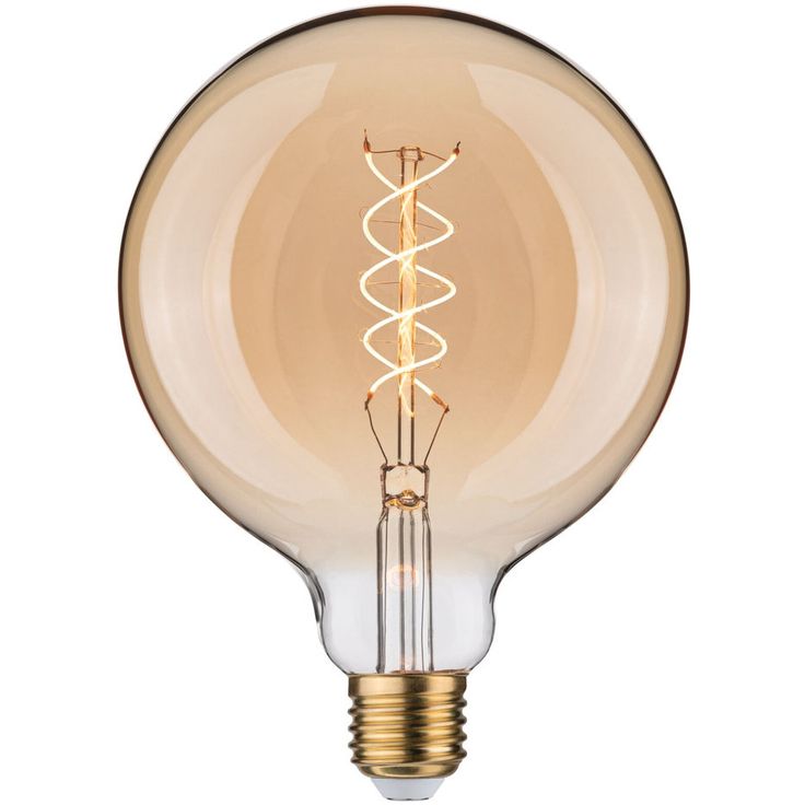 LED-lamppu Paulmann Rustic Shine Globe, 230V, 300lm, 4.2W, 1800K, himmennettävä, kulta