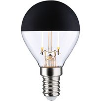 LED-pääpeililamppu Paulmann Modern Classic Edition Drop, 230V, E14, 250lm, 2.5W, 2700K, mattamusta