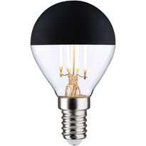 LED-pääpeililamppu Paulmann Modern Classic Edition Drop, 230V, E14, 470lm, 4.5W, 2700K, himmennettävä, mattamusta