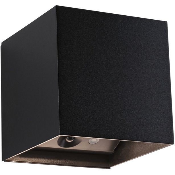 LED-seinävalaisin Paulmann Nyara, IP44, 3000K, 100x100mm, 2x1W / 1W, akkukäyttöinen, hämäräohjattu liiketunnistin (HF)