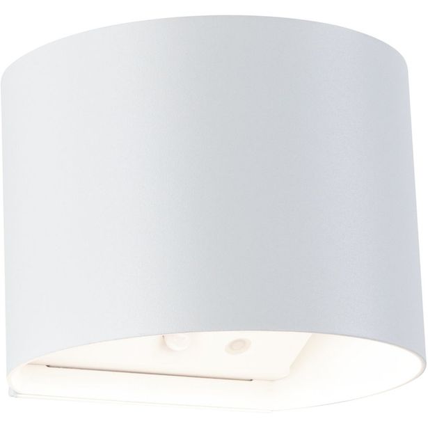 LED-seinävalaisin Paulmann Nyara, IP44, 3000K, 135x120mm, 2x1W / 1W, akkukäyttöinen, hämäräohjattu liiketunnistin (HF)