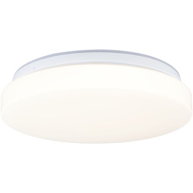 LED-kattovalaisin Paulmann Luiana, IP44, 3000-5700K, 1750lm, 230V, 16.5W, himmennettävä, valkoinen