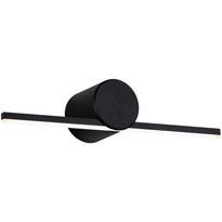 LED-peilivalaisin Paulmann Sava, IP44, 3000K, 230V, mattamusta, eri kokoja