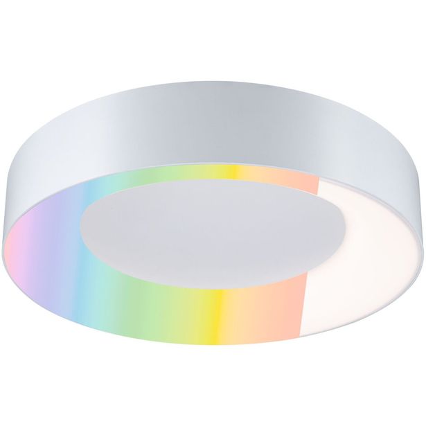 LED-kattovalaisin Paulmann Smart Home Zigbee 3.0 Casca, IP44, RGBW+, 1750lm, 230V, 20W, himmennettävä
