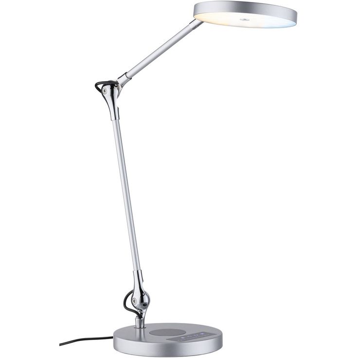 LED-pöytävalaisin Paulmann Numis, 1000lm, 11W, säädettävä värilämpötila, hopea