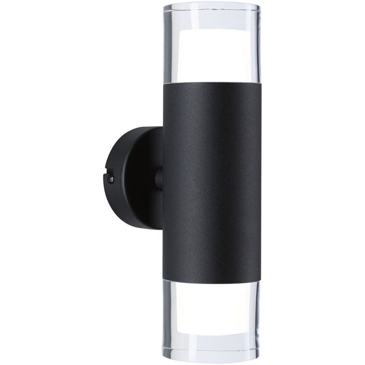 Seinä-/kattovalaisin Paulmann Kame, IP44, 3000K, 2x460lm, 230V, 2x4W, signaalimusta