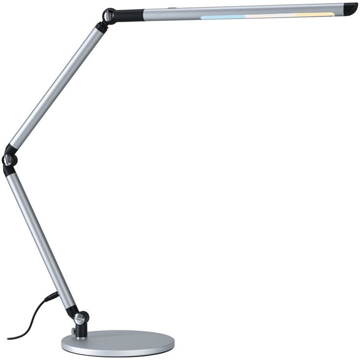 LED-pöytävalaisin Paulmann FlexBar 3-Step-Dim, 700lm, 9.5W, säädettävä värilämpötila, mattahopea