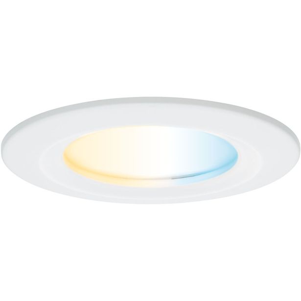 Upotettava LED-valaisin Paulmann Nova Coin, pyöreä, IP44, 78mm, 6W, 530lm, 230V, säädettävä värilämpötila, alumiini