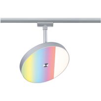 LED-spottivalaisin kiskoon Paulmann URail Smart Home Zigbee 3.0 Hildor, Ø18cm, 500lm, 7.5W, RGBW+, himmennettävä, 230V