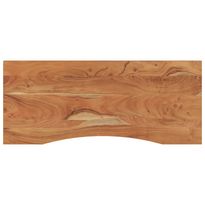 Työpöydän pöytälevy 110x50x2,5 cm suorakaide täysi akasiapuu (70165)
