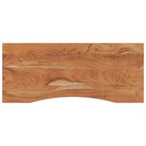 Työpöydän pöytälevy 120x50x2,5 cm suorakaide täysi akasiapuu (70166)