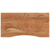 Työpöydän pöytälevy 120x60x2,5 cm suorakaide täysi akasiapuu (70173)