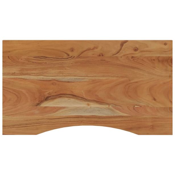 Työpöydän pöytälevy 90x50x2,5 cm suorakaide täysi akasiapuu (70163)