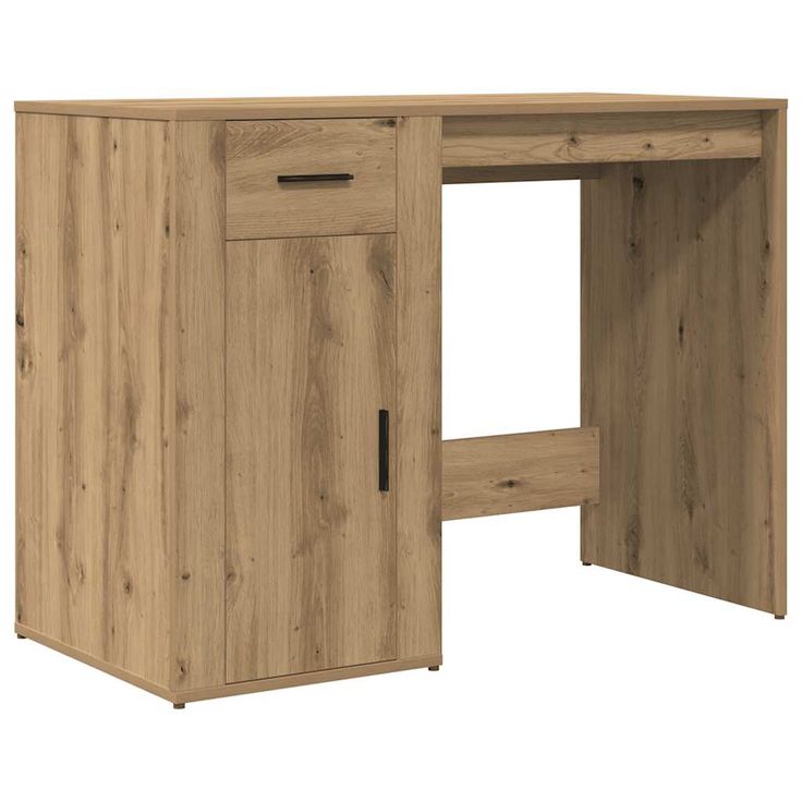 Työpöytä artesaani tammi 100x49x75 cm tekninen puu (57100)