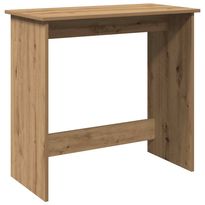 Työpöytä artesaani tammi 80x40x75 cm tekninen puu (60462)