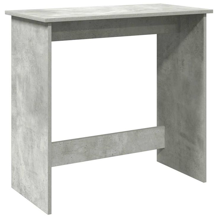 Työpöytä betoninharmaa 80x40x75 cm lastulevy (60457)