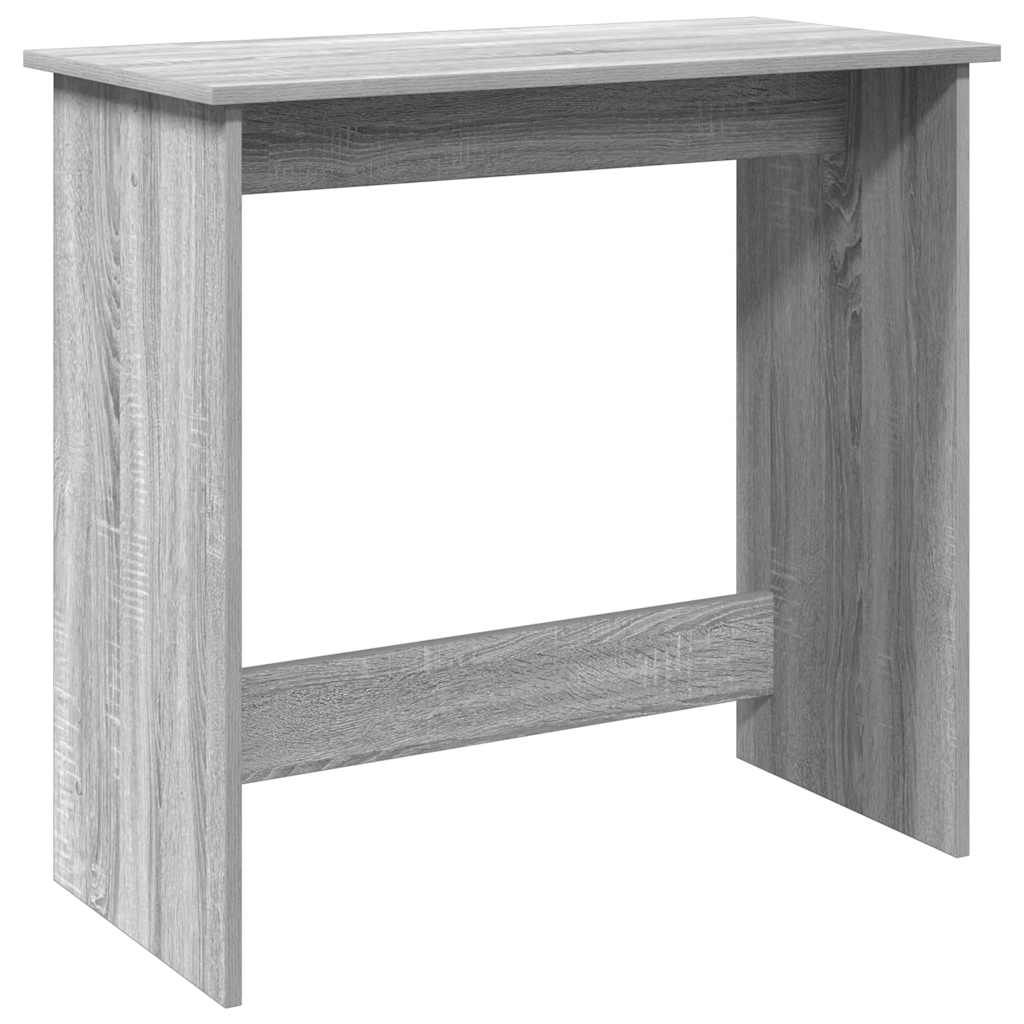 Työpöytä harmaa Sonoma 80x40x75 cm tekninen puu (60459)