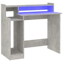 Työpöytä LED-valoilla, 97x45x90 cm, eri värejä (15402)
