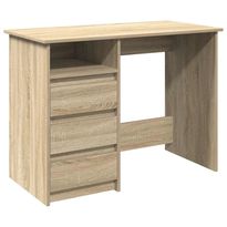 Työpöytä Sonoma-tammi 102x50x75 cm tekninen puu (60465)