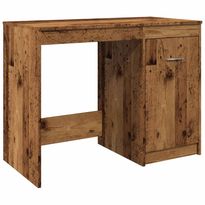 Työpöytä vanha puu 100x50x76 cm tekninen puu (56002)