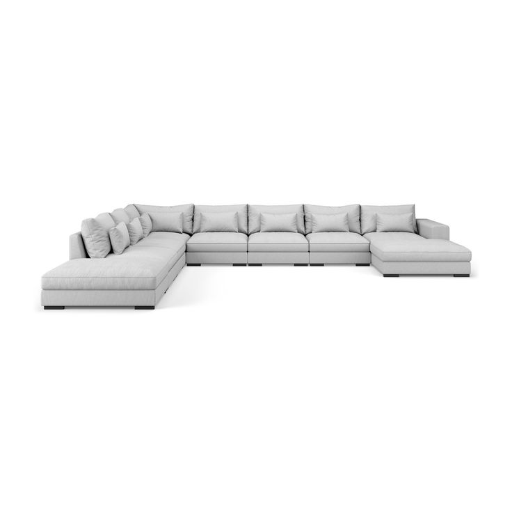 Moduulisohva Dubai, Large, divaanilla, oikea, eri värivaihtoehtoja (UBLDO)
