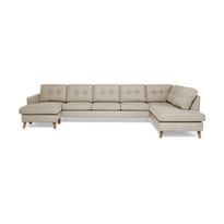 U-Sohva Andrarum Monroe Large Divaani Vasen beige