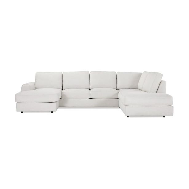 U-Sohva Scandinavian Choice Optus Lyx Divaanilla Vasen pellavanbeige