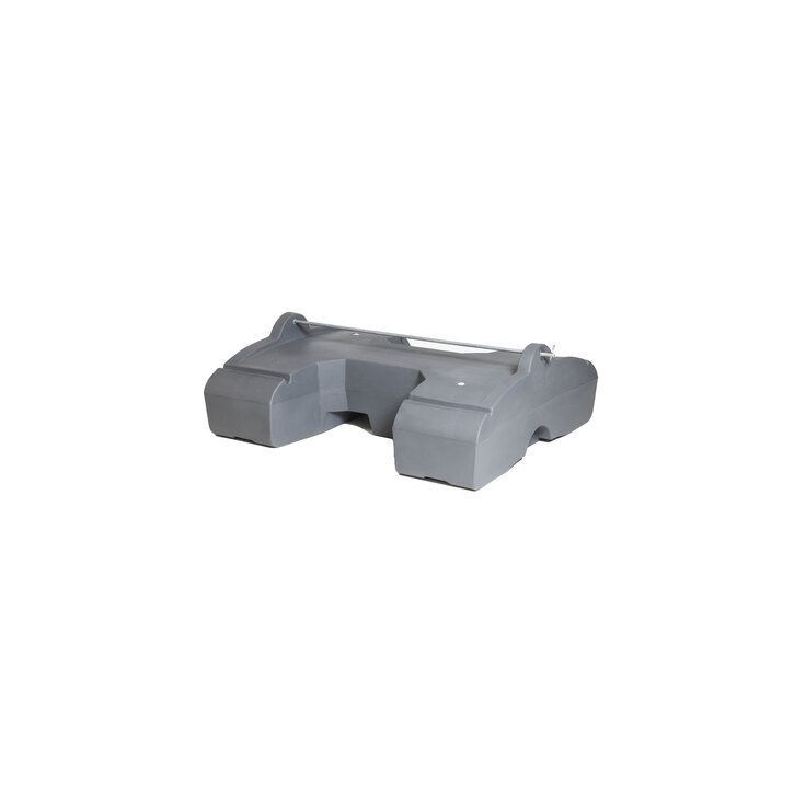 Laituriponttoni Inora 430, 50x140x120cm, harmaa