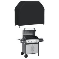 Ulkogrillin suojus 147x61x112 cm musta 420D Oxford (59677)