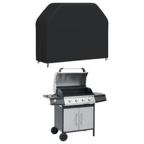 Ulkogrillin suojus 162x61x122 cm musta 420D Oxford (59678)