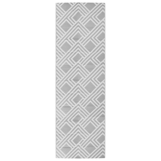 Ulkomatto harmaa 80x250 cm PP (68565)