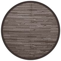 Ulkomatto ruskea Ø200 cm PP (68488)