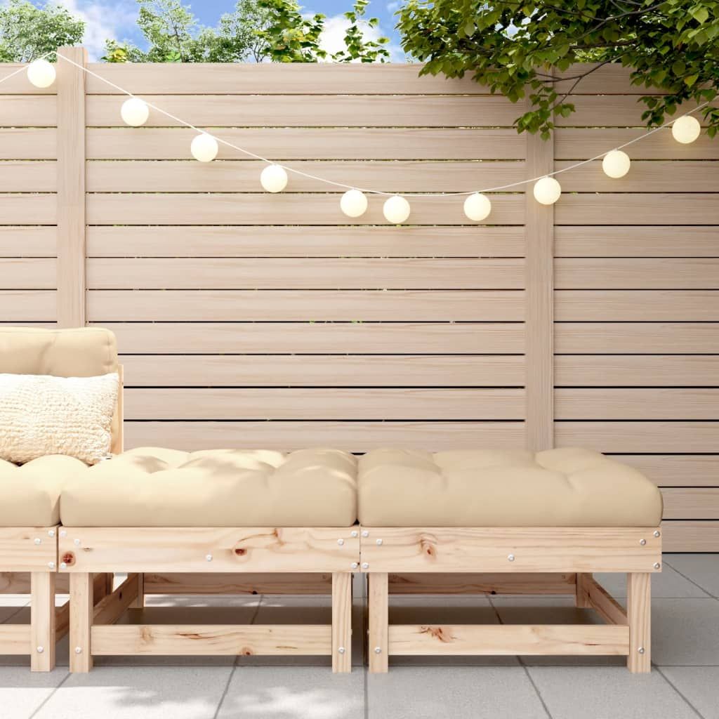 Ulkorahit tyynyllä 2 kpl, käsittelemätön mänty