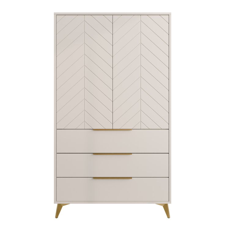 Vaatekaappi 2D3SZ XYLIX, beige (0643)