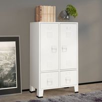 Vaatekaappi 67cm, teräs, eri värejä