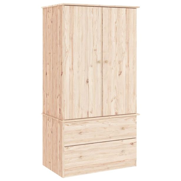 Vaatekaappi ALTA 90x55x170 cm täysi mänty (53929)