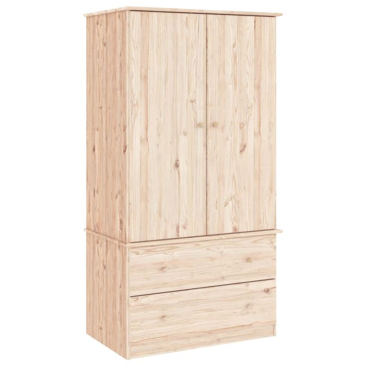 Vaatekaappi ALTA 90x55x170 cm täysi mänty (53929)