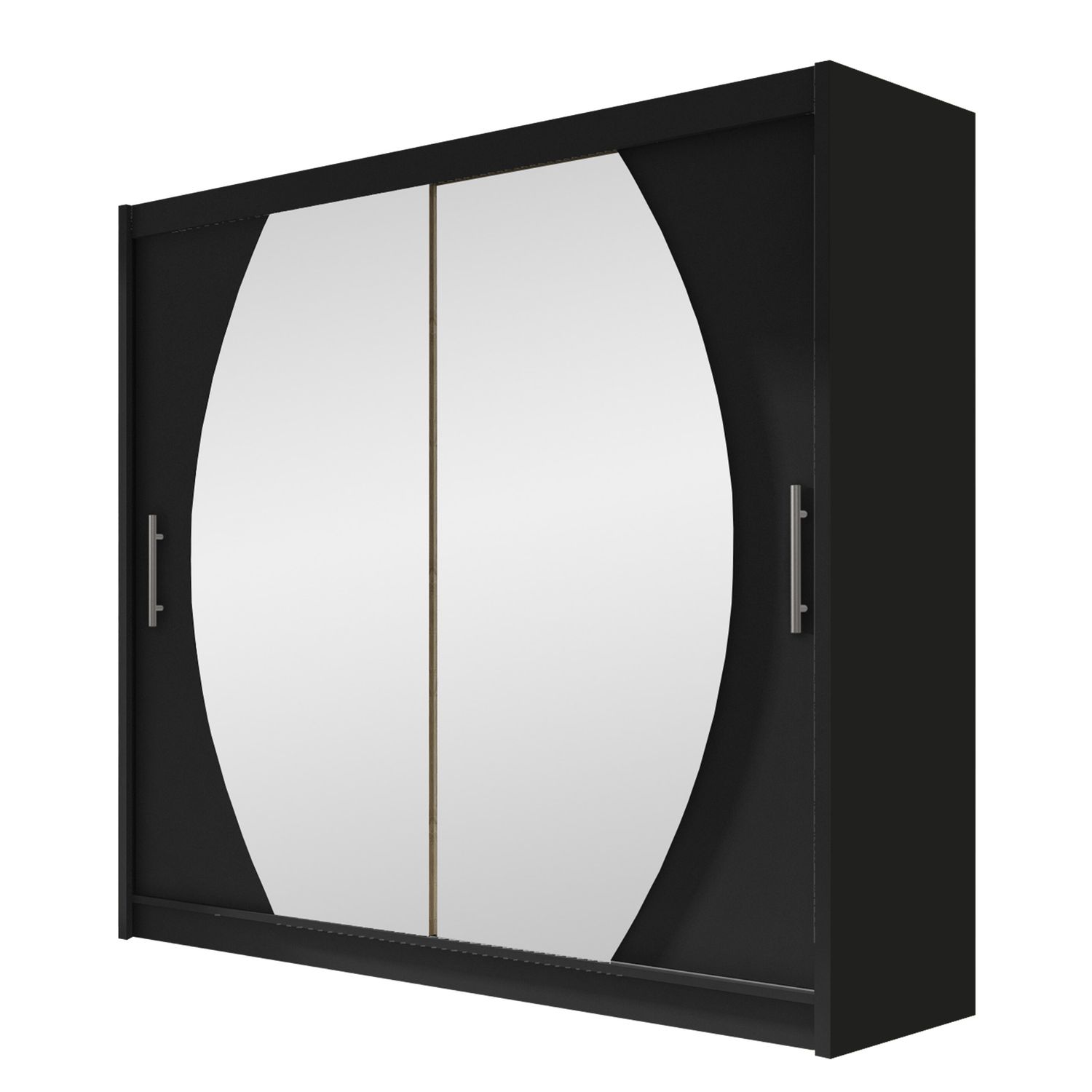 Vaatekaappi BEGA / LONDON IV, musta (0653)