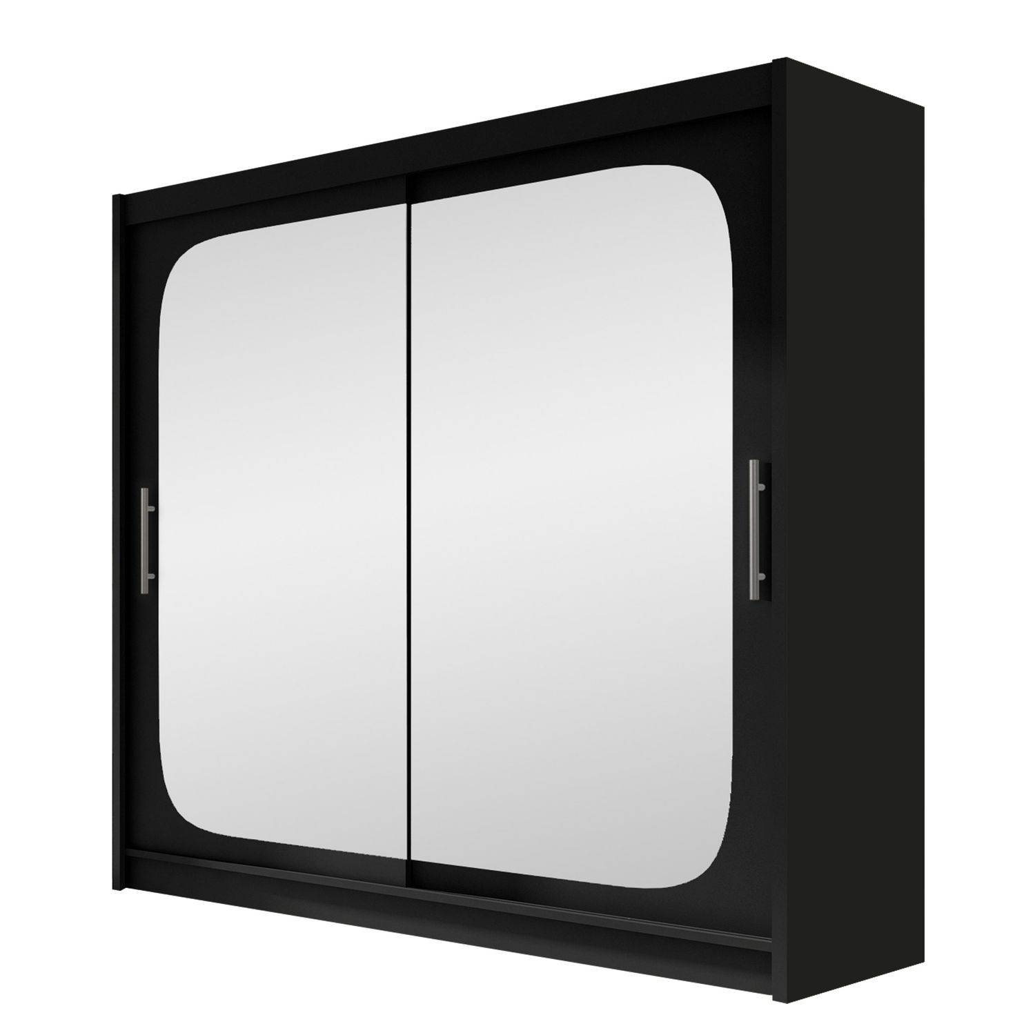 Vaatekaappi BEGA / LONDON VIII, musta (8427)