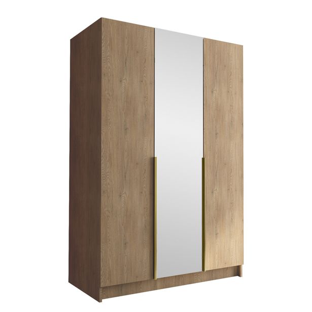 Vaatekaappi CALIA II, beige/kulta (0284)