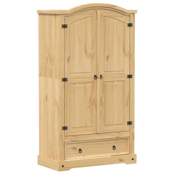 Vaatekaappi Corona 102x52x186 cm täysi mänty (12156)