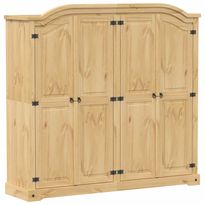 Vaatekaappi Corona 194x52x186 cm täysi mänty (12162)