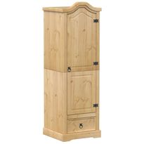 Vaatekaappi Corona 55x52x170 cm täysi mänty (02765)