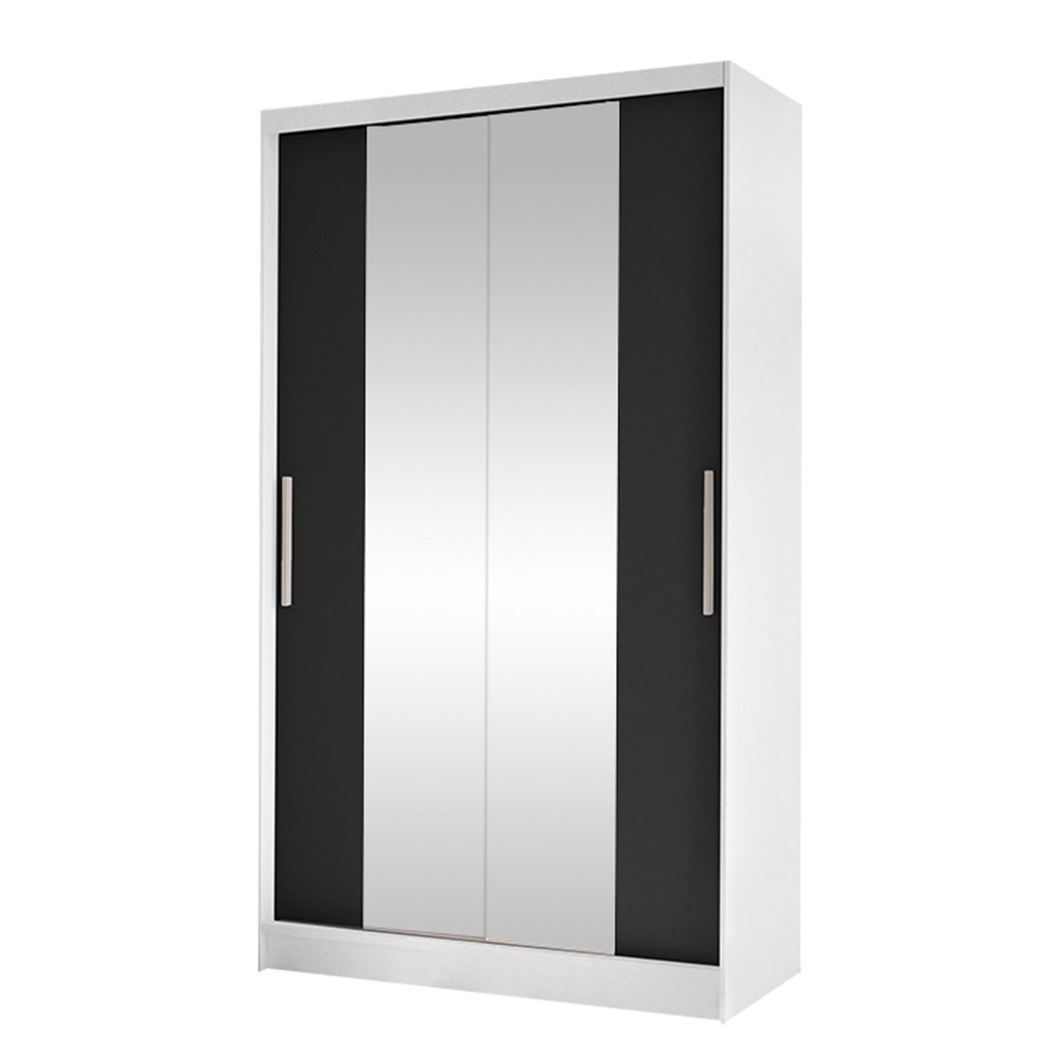 Vaatekaappi COSTA II, valkoinen/musta (7359)