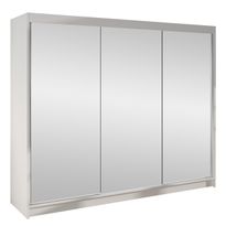 Vaatekaappi DERBY III, valkoinen (8822), Verkkokaupan poistotuote