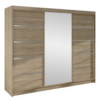 Vaatekaappi DERBY VI, beige (8921), Verkkokaupan poistotuote