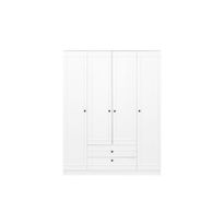 Vaatekaappi Linento Furniture Lia 42 210, valkoinen