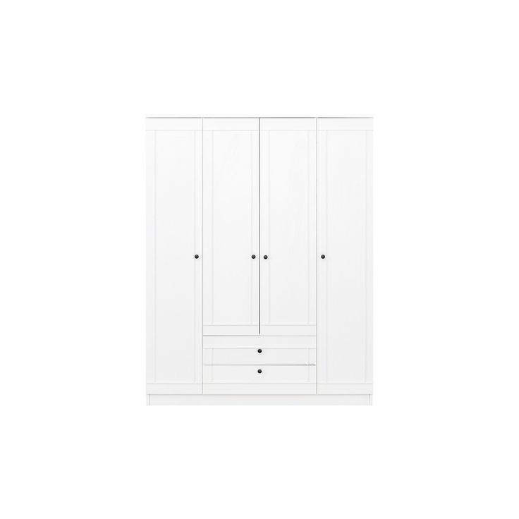 Vaatekaappi Linento Furniture Lia 42 210, valkoinen