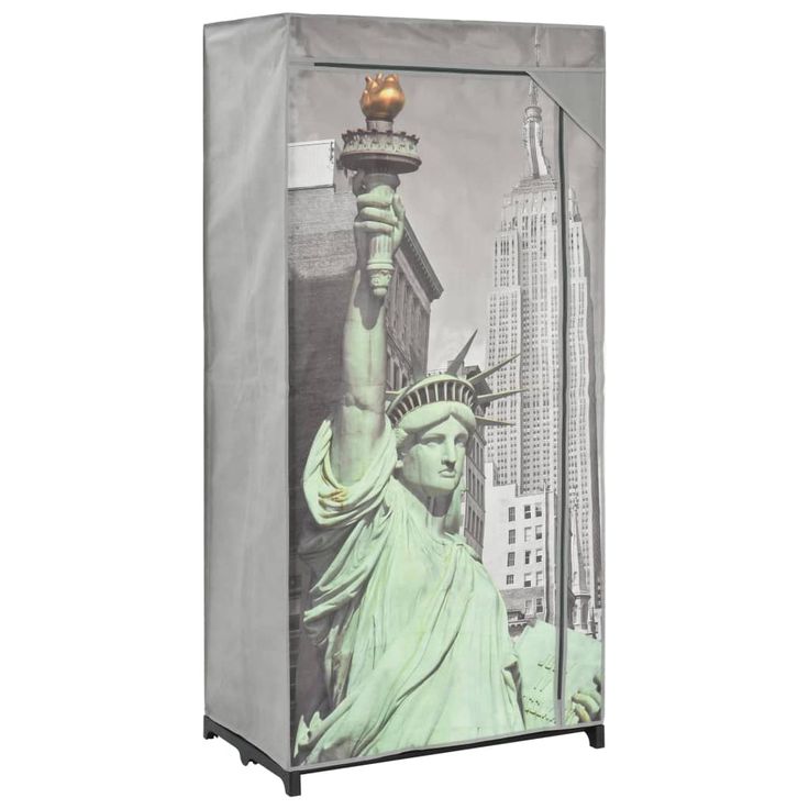 Vaatekaappi New York 75x45x160 cm kangas