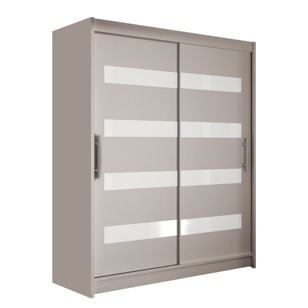 Vaatekaappi WESTA / PRESTO IV, beige/valkoinen (2974)